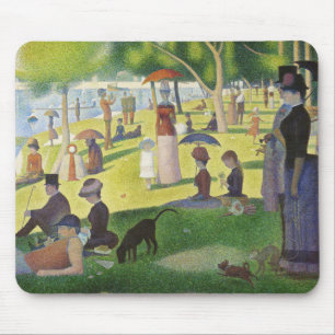 ジョージ・シュラトA Sunday on La Grande Jatte Famous マウスパッド