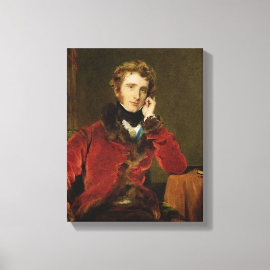 ジョージ・ジェームス・ウェルボア・アガー・エリス、後の初代道主 キャンバスプリント (正面)