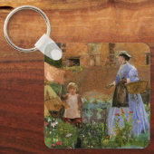 ジョージ・ジョン・ピンウェルのCookhamにある庭で キーホルダー (正面)