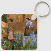 ジョージ・ジョン・ピンウェルのCookhamにある庭で キーホルダー (裏面)