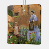 ジョージ・ジョン・ピンワルによるクックハムの庭 セラミックオーナメント (左)