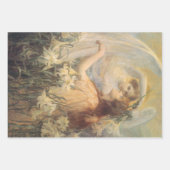 ジョージ・スウィンステッドの天使のメッセージ、ビンテージアート ラッピングペーパーシート (正面)