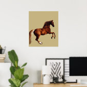 ジョージ・スタブスによる『Whistlejacket』 ポスター (ホームオフィス)