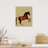 ジョージ・スタブスによる『Whistlejacket』 ポスター (キッチン)
