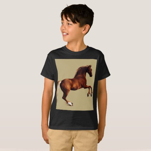 ジョージ・スタブスによるWhistlejacket Tシャツ (正面フル)