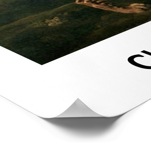 ジョージ・スタブズによる2人のインディアンの召使とチーテー ポスター (角)