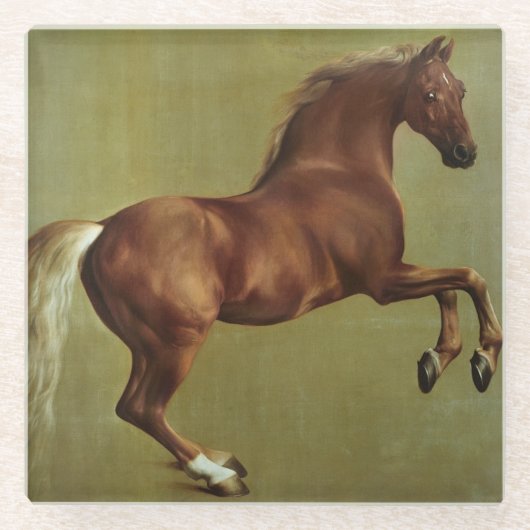 ジョージ・スタブズ | whistlejacket, 1762 ガラスコースター (正面)