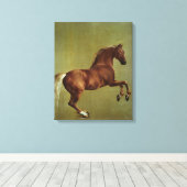 ジョージ・スタブズ | whistlejacket, 1762 キャンバスプリント (インサイチュ (ウッドフロア))