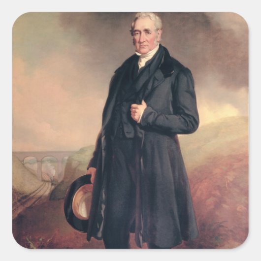 ジョージ・スティーブンソン スクエアシール (正面)