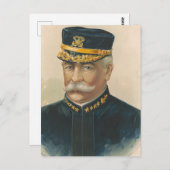 ジョージ・デューイ提督 ポストカード (正面/裏面)