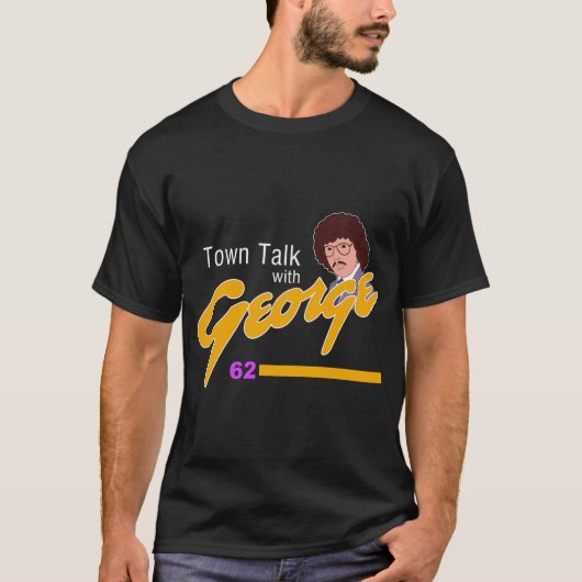 ジョージ・ニューマンと街の話題 Tシャツ (正面)