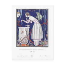 ジョージ・バルビエの美術デコ・ファッション・プレート（ポストカード）