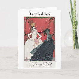 ジョージ・バルビエ アートデコ ファッション グリーティングカード サンキューカード