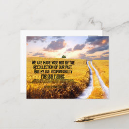 ジョージ・バーナルド感動的・ショー引用文「賢い」 ポストカード