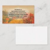 ジョージ・バーナード感動的・ショー引用文「Change」 ノートカード (正面/裏面)