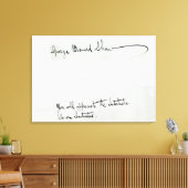 ジョージ・バーナード・ショーの署名 キャンバスプリント (インサイチュ (リビング))