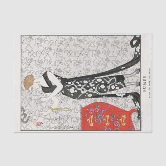 ジョージ・バービア、アールデコティッシュペーパー 薄葉紙 (正面)