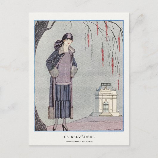 ジョージ・バービア、アールデコ ポストカード (正面)