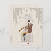 ジョージ・バービア・ロートマン1925年秋の恋人たちCC1226 ポストカード (正面/裏面)