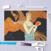 ジョージ·バービア『ローブ·ド·ソワール』アールデコ 薄葉紙 (クラフト)