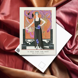 ジョージ・バービエの慈悲のない美しい婦人 ポストカード