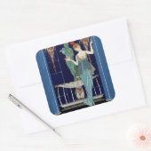 ジョージ・バービエの貝殻の泉 スクエアシール (封筒)