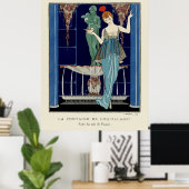 ジョージ・バービエの貝殻の泉 ポスター (ホームオフィス)