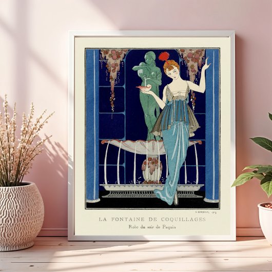 ジョージ・バービエの貝殻の泉 ポスター