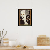 ジョージ・バービエアールデコ「女の子と鏡」 16 x 20 ポスター (キッチン)
