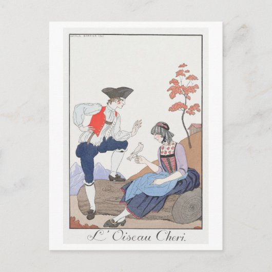 ジョージ・バービエ葉書 ポストカード (正面)