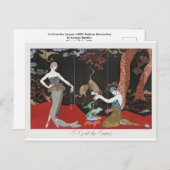 ジョージ・バービエ葉書 ポストカード (正面/裏面)