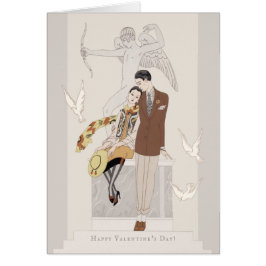 ジョージ・バービエ・バレンタイン・ラブ・カップルCC1222カード