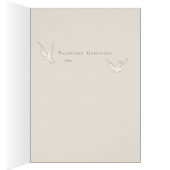 ジョージ・バービエ・バレンタイン・ラブ・カップルCC1222カード (内側 (右))