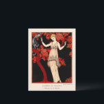 ジョージ・バービールによるL'Arbre de science ポストカード<br><div class="desc">夕べドレスbyドオイレット(1914)ファッションイラストレーション</div>