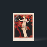 ジョージ・バービールによるL'Arbre de science ポストカード<br><div class="desc">夕べドレスbyドオイレット(1914)ファッションイラストレーション</div>
