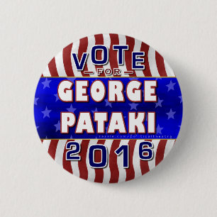 ジョージ・パタキの大統領2016年の選挙の共和党員 缶バッジ