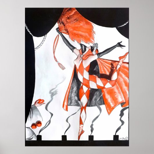 ジョージ・パヴィス – L'Eternelle Pantomime, 1923 ポスター (正面)