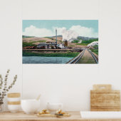 ジョージ・パーマー製材所の外観 ポスター (キッチン)