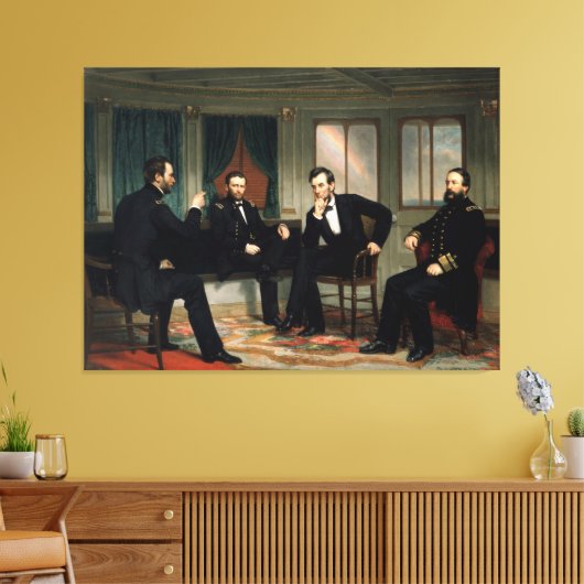 ジョージ・ピーター・アレクサンデル・ヒーリーによる平和構築家 キャンバスプリント (インサイチュ (リビング))