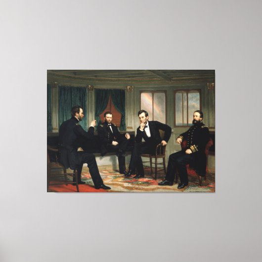 ジョージ・ピーター・アレクサンデル・ヒーリーによる平和構築家 キャンバスプリント (正面)