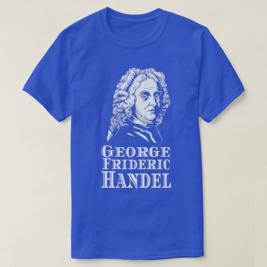 ジョージ・フリデリック・ハンデル・オペラピアノ作曲家のClassi Tシャツ (デザイン正面)