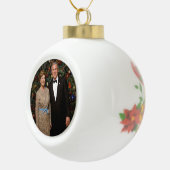 ジョージ・ブッシュ大統領、ローラ・クリスマスホワイトハウス セラミックボールオーナメント (右)