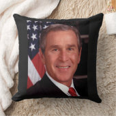 ジョージ・ブッシュ第43回米国アメリカ大統領写真 クッション (ブランケット)