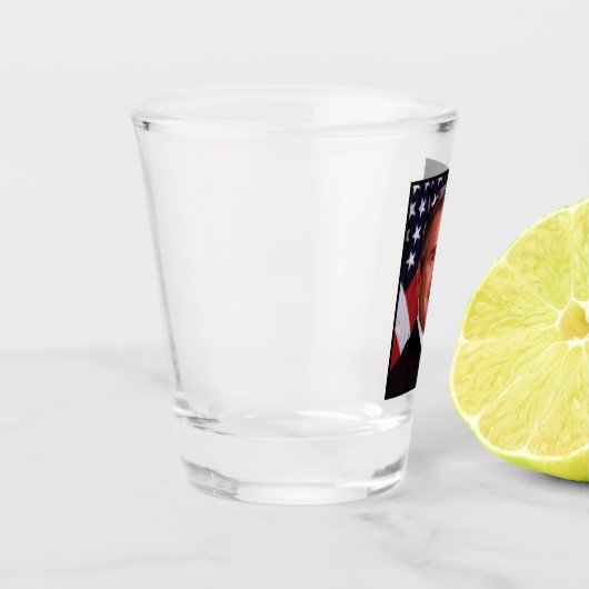 ジョージ・ブッシュ第43回米国アメリカ大統領写真 ショットグラス (左)