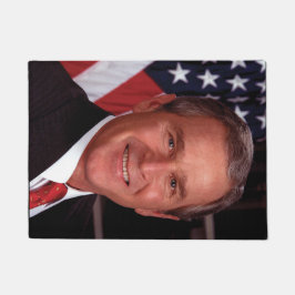 ジョージ・ブッシュ第43回米国アメリカ大統領写真 ドアマット