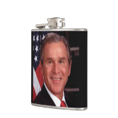 ジョージ・ブッシュ第43回米国アメリカ大統領写真 フラスク (左)