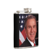 ジョージ・ブッシュ第43回米国アメリカ大統領写真 フラスク (右)