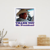 ジョージ・ブッシュ/ありがとう! ポスター (キッチン)