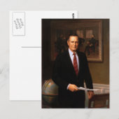 ジョージ・ブッシュ ポストカード (正面/裏面)