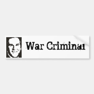 ジョージ・ブッシュ-戦争犯罪者 バンパーステッカー